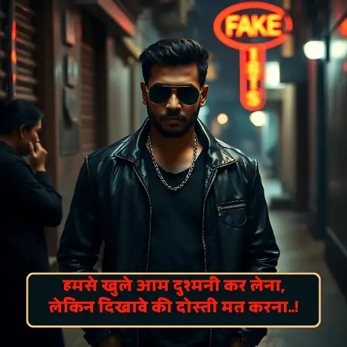 Dosti Gangster Shayari