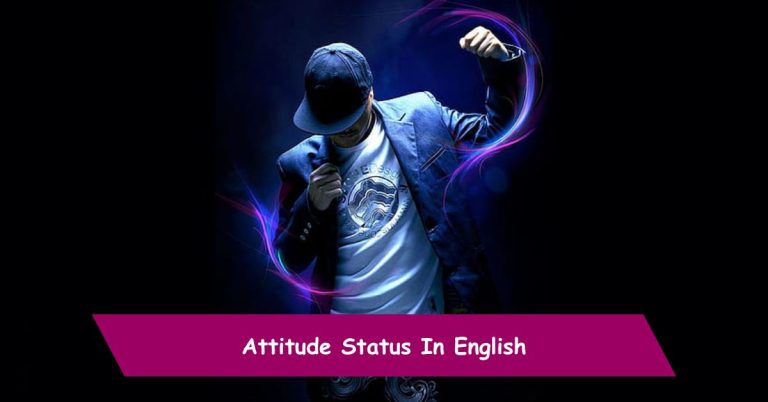 Attitude Status In English